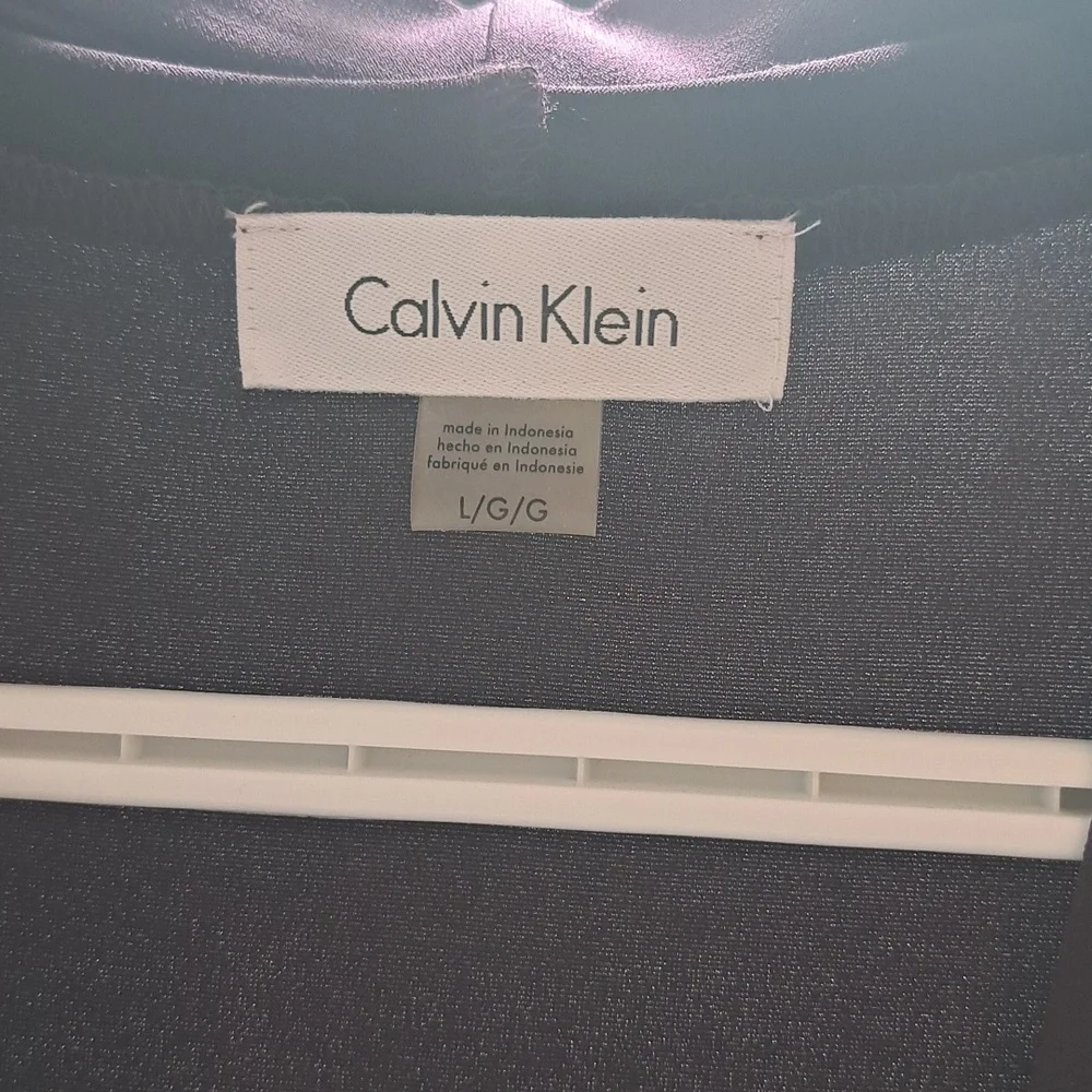 Calvin Klein Burgundy Fitted Tank Top - Picture 2 of 3